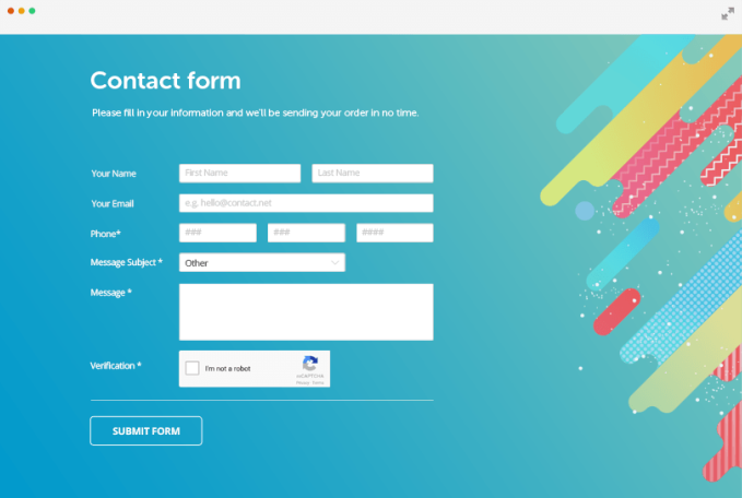 Ad Agency contact forms. Can you be any more impersonal