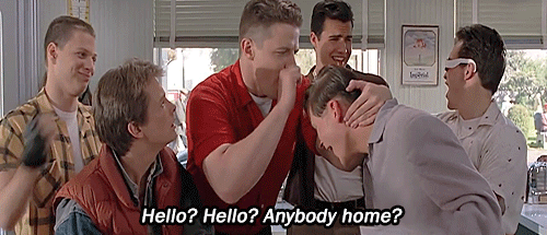 Hello? Hello? Anyone home?